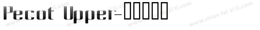 Pecot Upper字体转换